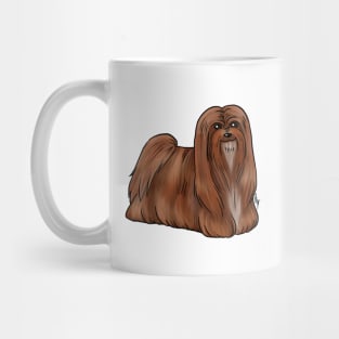 Dog - Lhasa Apso - Red Mug